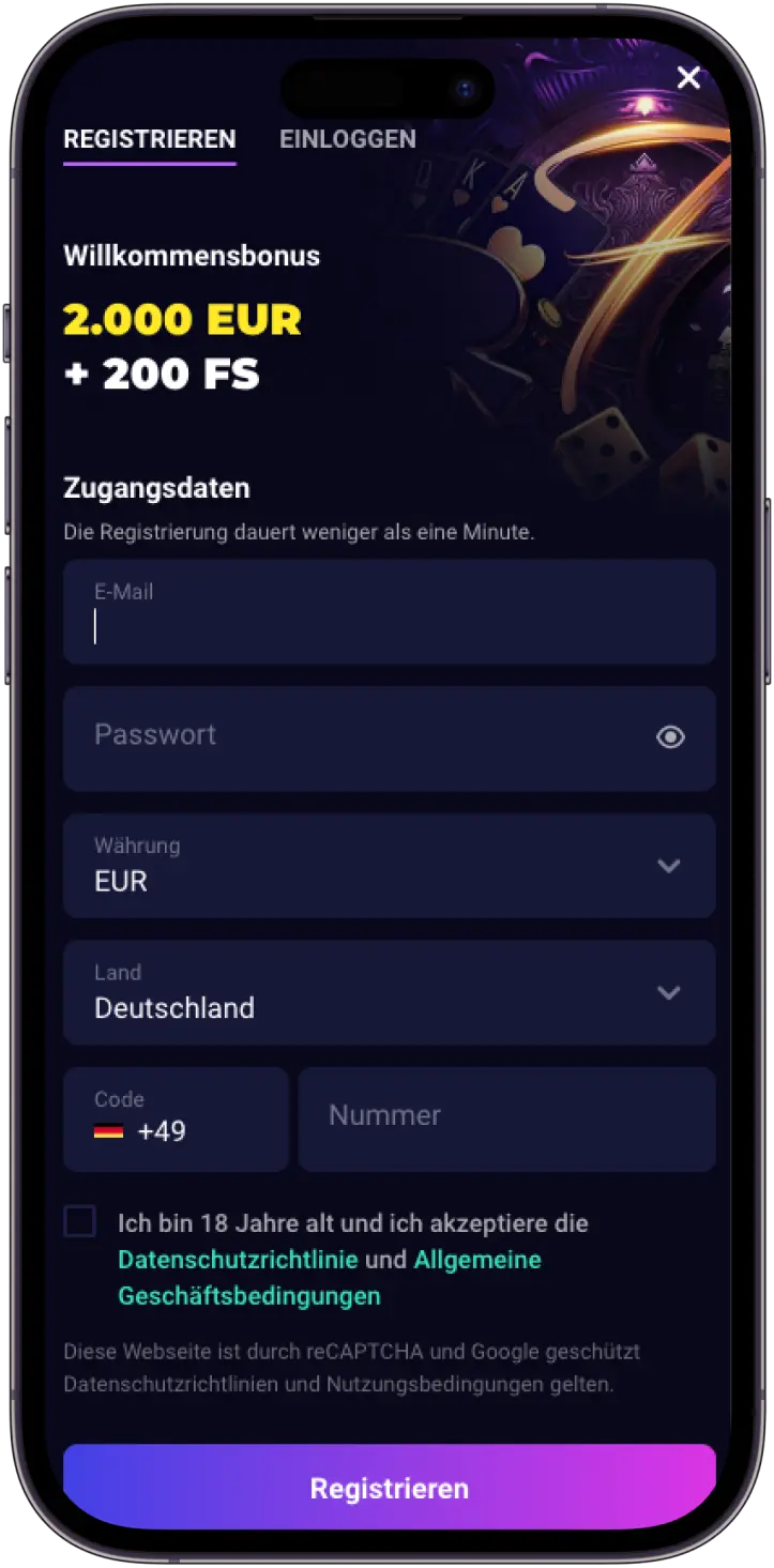 Lucky7even Casino Bonus Bekommen