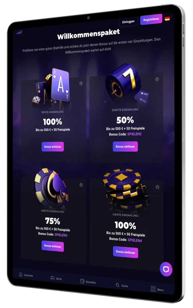 Lucky7even Casino Bonus